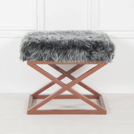 Atelier Del Sofa Capraz Plush - Cobre y Gris